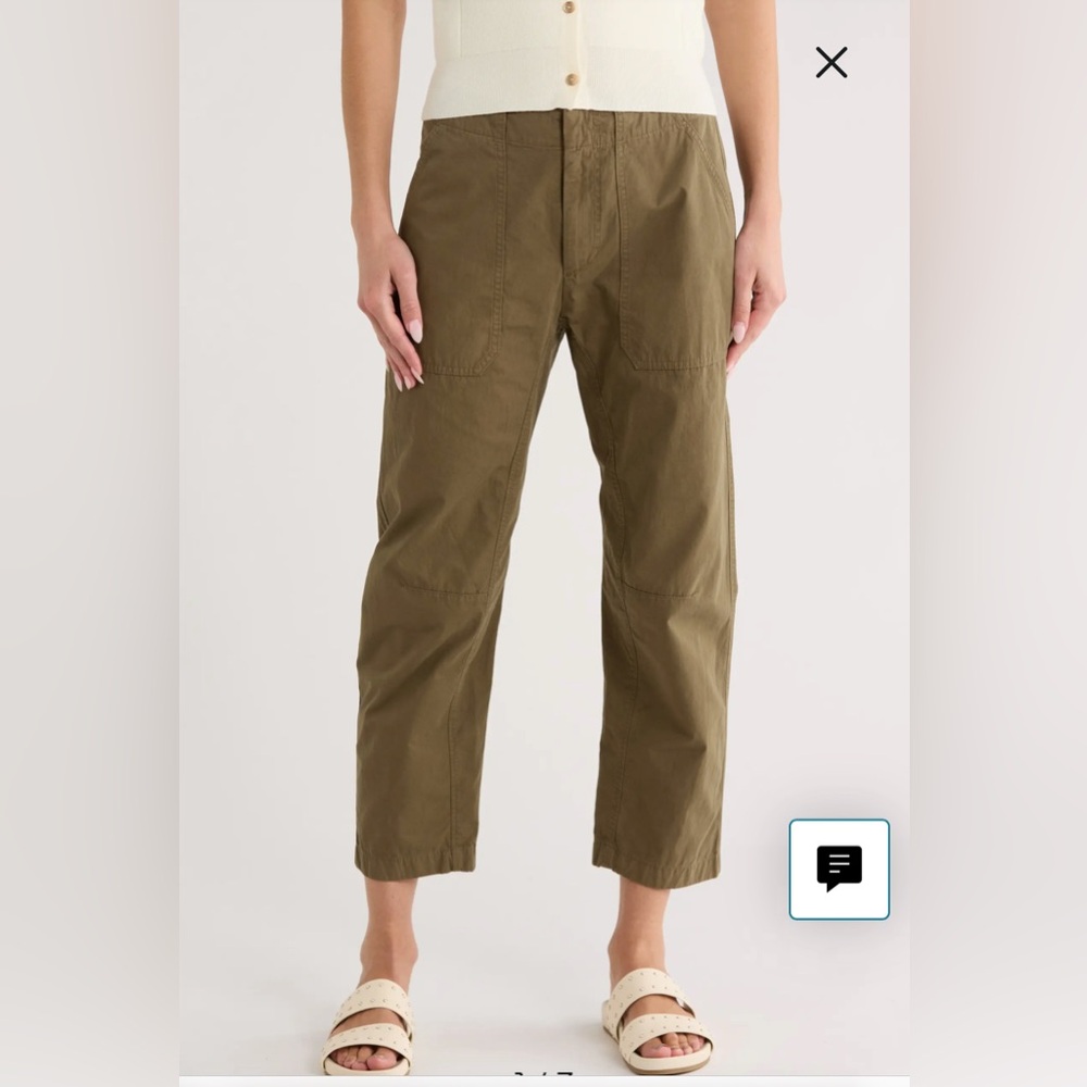 rag & bone women’s leyton crop pants